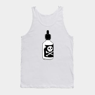 poison drops skull bones bottle Tank Top